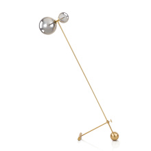 Zeitgenössische Stehlampen einzigartiges Design Goldlicht heißer Verkauf funky Stehlampe